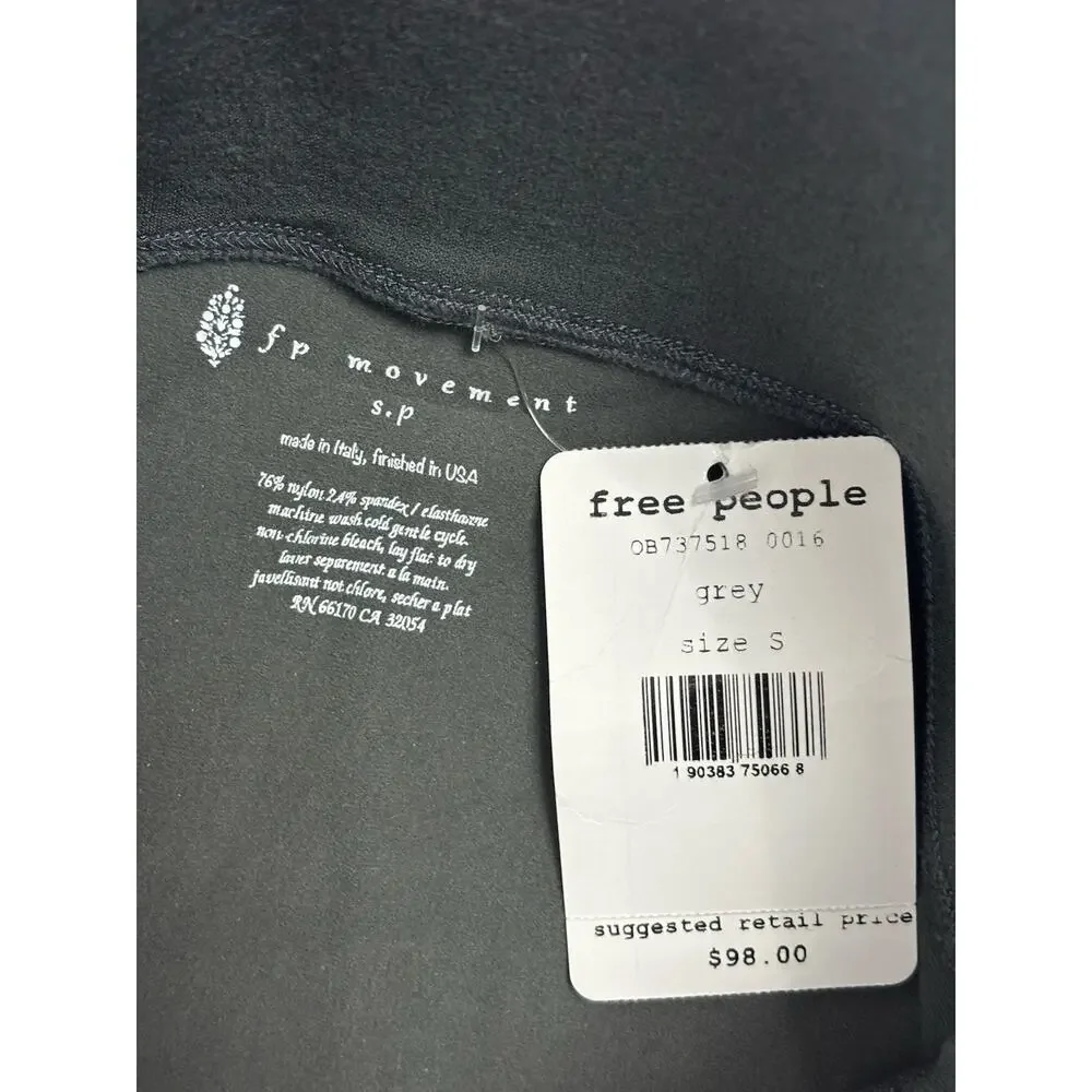 Free People Movement Sculpt Seamless Leggings Grey Size S New With Tags $98